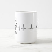 Positiviteit met deze elegante witte mok met (Center)