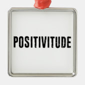 positiviteit metalen ornament (Voorkant)
