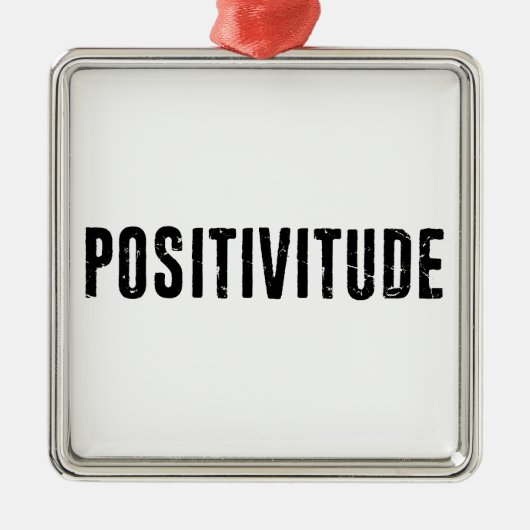 positiviteit metalen ornament (Voorkant)