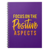 Positiviteit Modern Paarse Goud Abraham Hicks Quot Notitieboek (Voorkant)