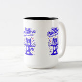 positiviteit-Mok Tweekleurige Koffiemok (Voorkant rechts)