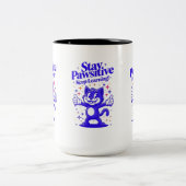 positiviteit-Mok Tweekleurige Koffiemok (Center)