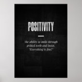 Positiviteit Poster (Voorkant)