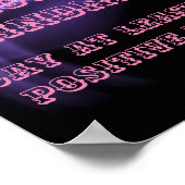 Positiviteit Poster (Hoek)