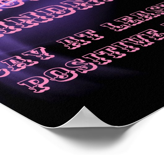 Positiviteit Poster (Hoek)