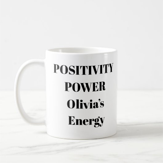 Positiviteit Power Motivatie Mok (Links)