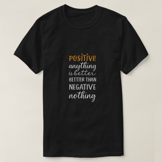 Positiviteit T-shirt, Positieve vibes T-shirt (Design voorkant)
