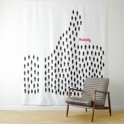 Positiviteit Tapijt Wandkleed (In situ)