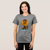 positiviteit Tri-Blend shirt (Voorkant volledig)