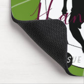 Positiviteit Voetbal Mousepad Lime Green HAMbyWG Muismat (Hoek)