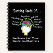 Positiviteit voor geestelijke gezondheid notitieboek (Voorkant)