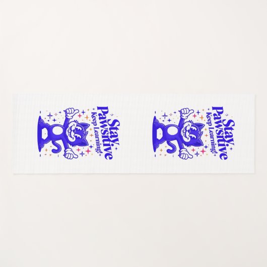 Positiviteit Yoga Mat (Voorkant (horizontaal))