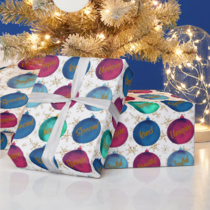 Positiviteitsbauble gift wrapping papier rol