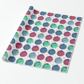 Positiviteitsbauble gift wrapping papier rol (Uitgerold)