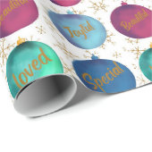 Positiviteitsbauble gift wrapping papier rol (Rol Hoek)