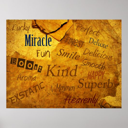 Positiviteitsverhogend Poster! Poster (Voorkant)