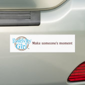 Positivity Girl™ MSM-Bumpersticker Bumpersticker (Op auto)