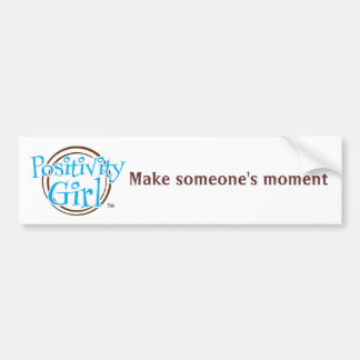 Positivity Girl™ MSM-Bumpersticker Bumpersticker