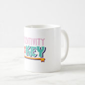 positivity is the key design  koffiemok (Voorkant rechts)