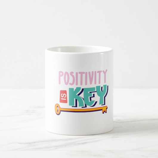 positivity is the key design  koffiemok (Center)