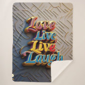 "Positivity Matters Most" Sherpa Deken (Voorkant)