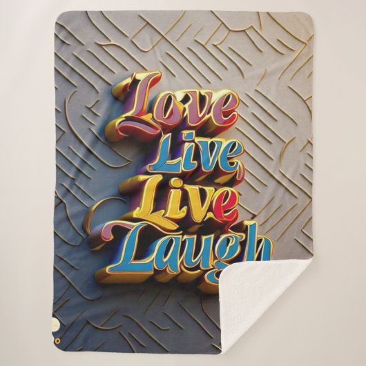 "Positivity Matters Most" Sherpa Deken (Voorkant)