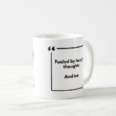 Positivity mug - feld by happy thoughts, and tea koffiemok (Voorkant rechts)
