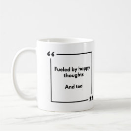 Positivity mug - feld by happy thoughts, and tea koffiemok