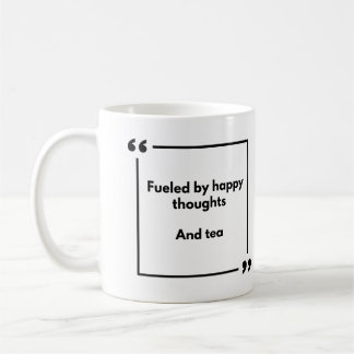 Positivity mug - feld by happy thoughts, and tea koffiemok