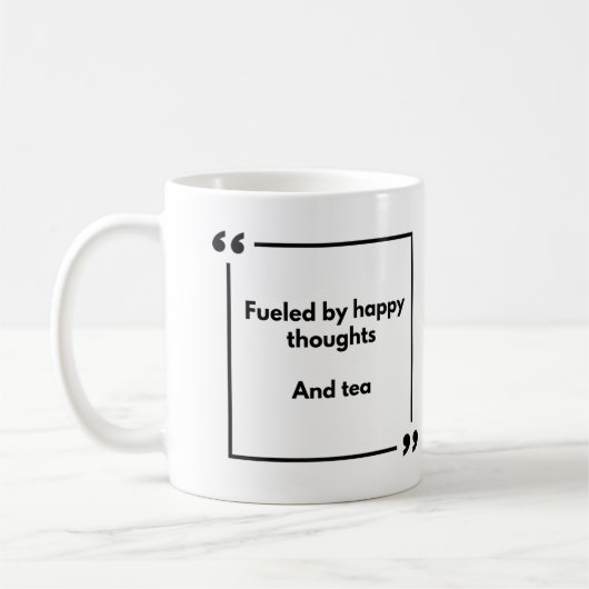 Positivity mug - feld by happy thoughts, and tea koffiemok (Links)