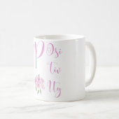 Positivity mug koffiemok (Voorkant rechts)