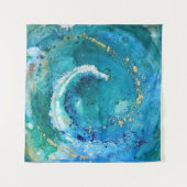 Positivity Portal - Art Tapestry -Square Design Wandkleed (Voorkant (horizontaal))