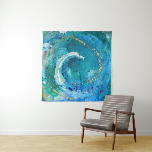 Positivity Portal - Art Tapestry -Square Design Wandkleed (In Situ (horizontaal))