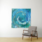 Positivity Portal - Art Tapestry -Square Design Wandkleed (In situ)