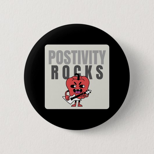 positivity Rocks-Sticker Ronde Button 5,7 Cm (Voorkant)