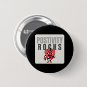positivity Rocks-Sticker Ronde Button 5,7 Cm (Voorkant /achterkant)