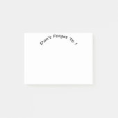 PosItNotes- Niet vergeten om Post-it® Notes (Voorkant)