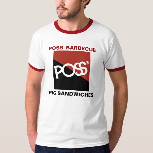 Poss' Barbecue T-shirt (Voorkant)