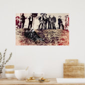 Posse Gets Outlaw 1893 - Visalia California Poster (Keuken)
