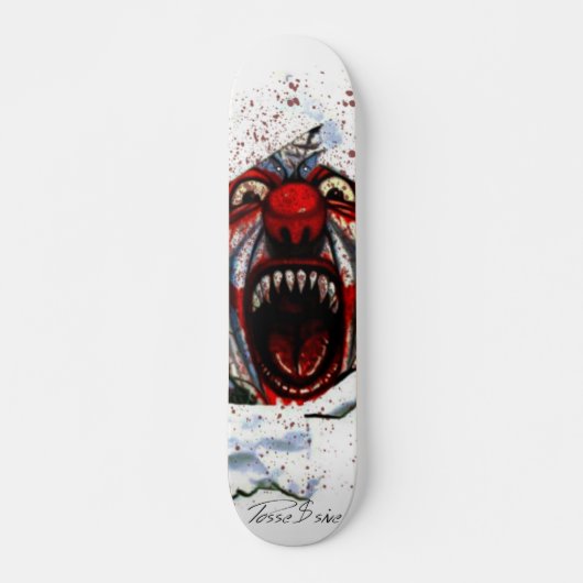 Possessief Clown Schaats Decreet door JR Skateboard (Voorkant)