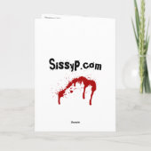 'Possession' Birthday Card Kaart (Achterkant)