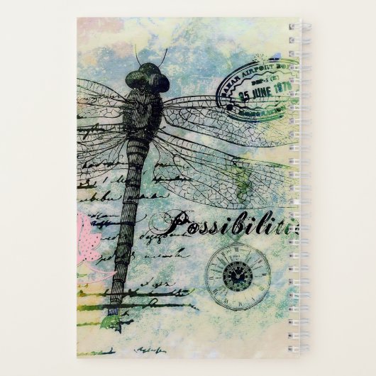 Possibilities dragonfly journal notitieboek (Achterkant)