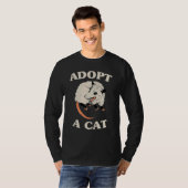 Possum Adopt A Cat Cute Opossums Team Trash Vibes T-shirt (Voorkant volledig)