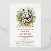 Possum Baby shower Folie Uitnodiging (Voorkant)