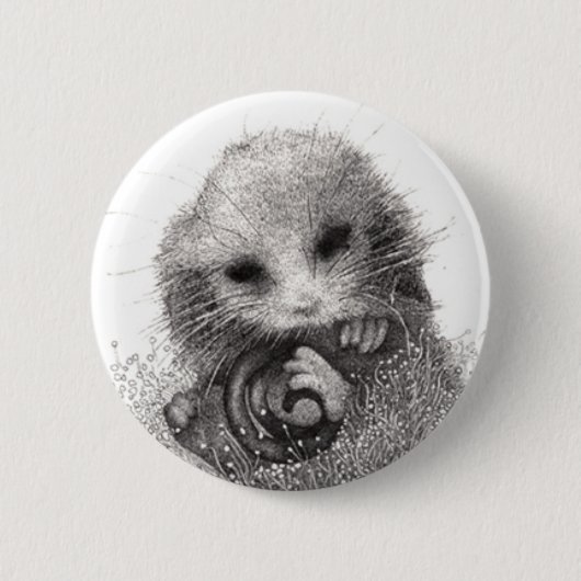 Possum Badge Ronde Button 5,7 Cm (Voorkant)