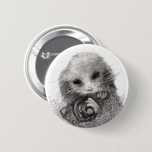 Possum Badge Ronde Button 5,7 Cm (Voorkant /achterkant)