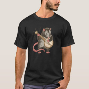 Possum Banjo Dier Opossum Banjo Speler T-shirt