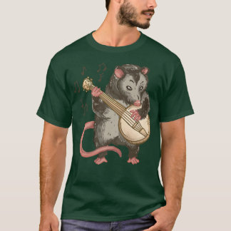 Possum Banjo Musical Instrument Musician T-shirt