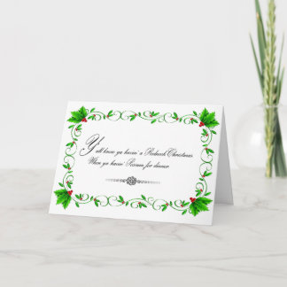 Possum Dinner-kerstkaart (wit) Feestdagen Kaart