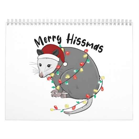 Possum Eat Trash Christmas Lights Merry Hissmass Kalender (Hoes)